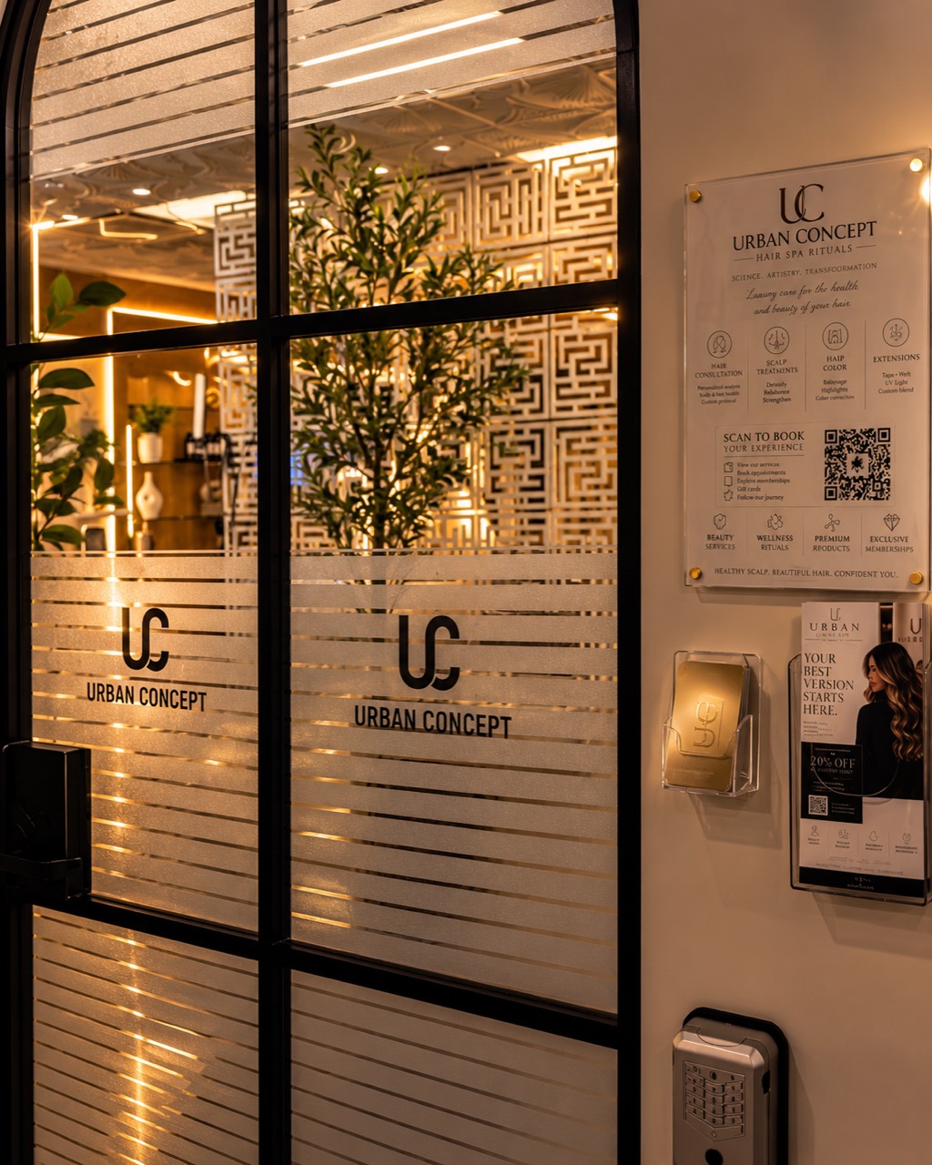 Official entrance to Urban Concept in La Jolla